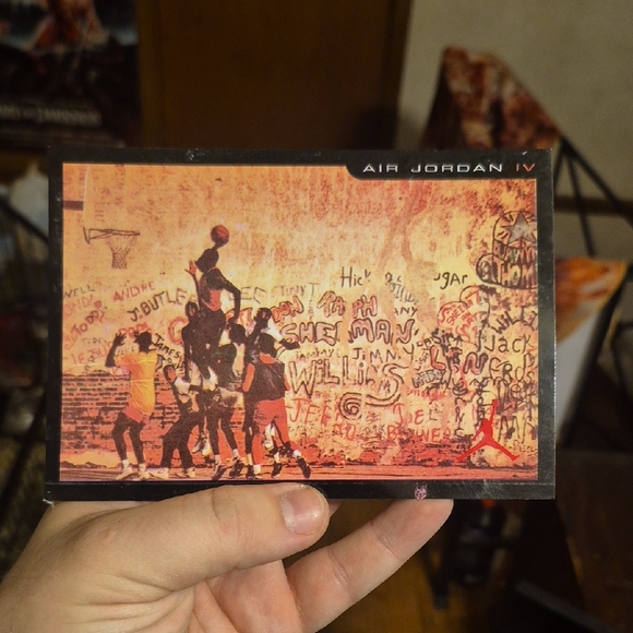 Jordan Other - Air Jordan IV Basketball Art Card "Pure Money"